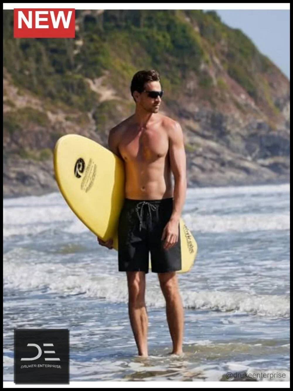Men's Quick Dry Swim Trunks Board Shorts with Mesh Liner 7'' Inseam